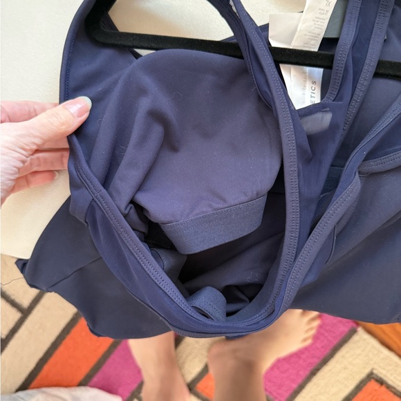 Fabletics Racerback Active Tank XL — Deep Navy - Picture 5 of 7